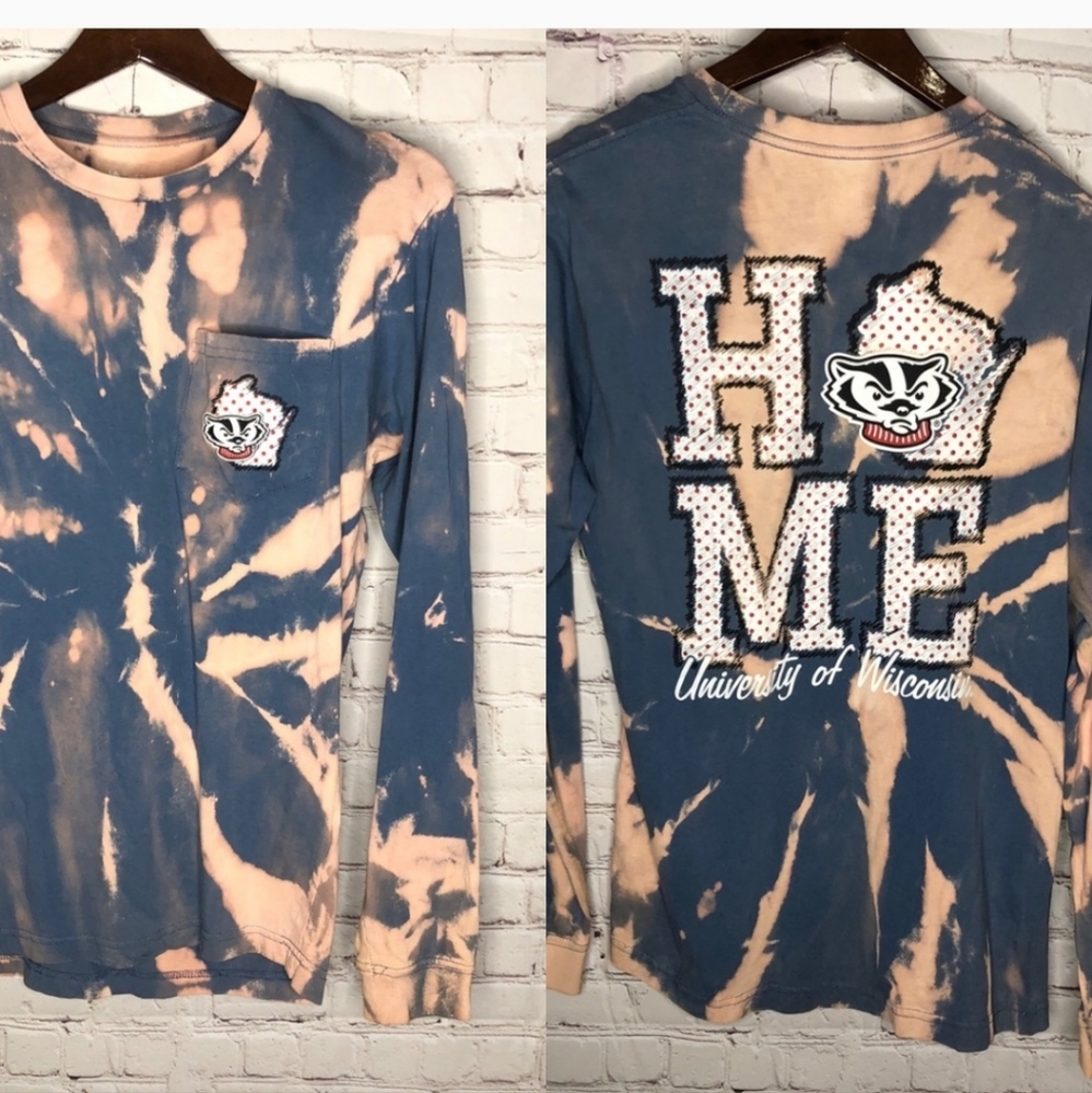 University of Wisconsin Badgers Tie Dye Long Sleev